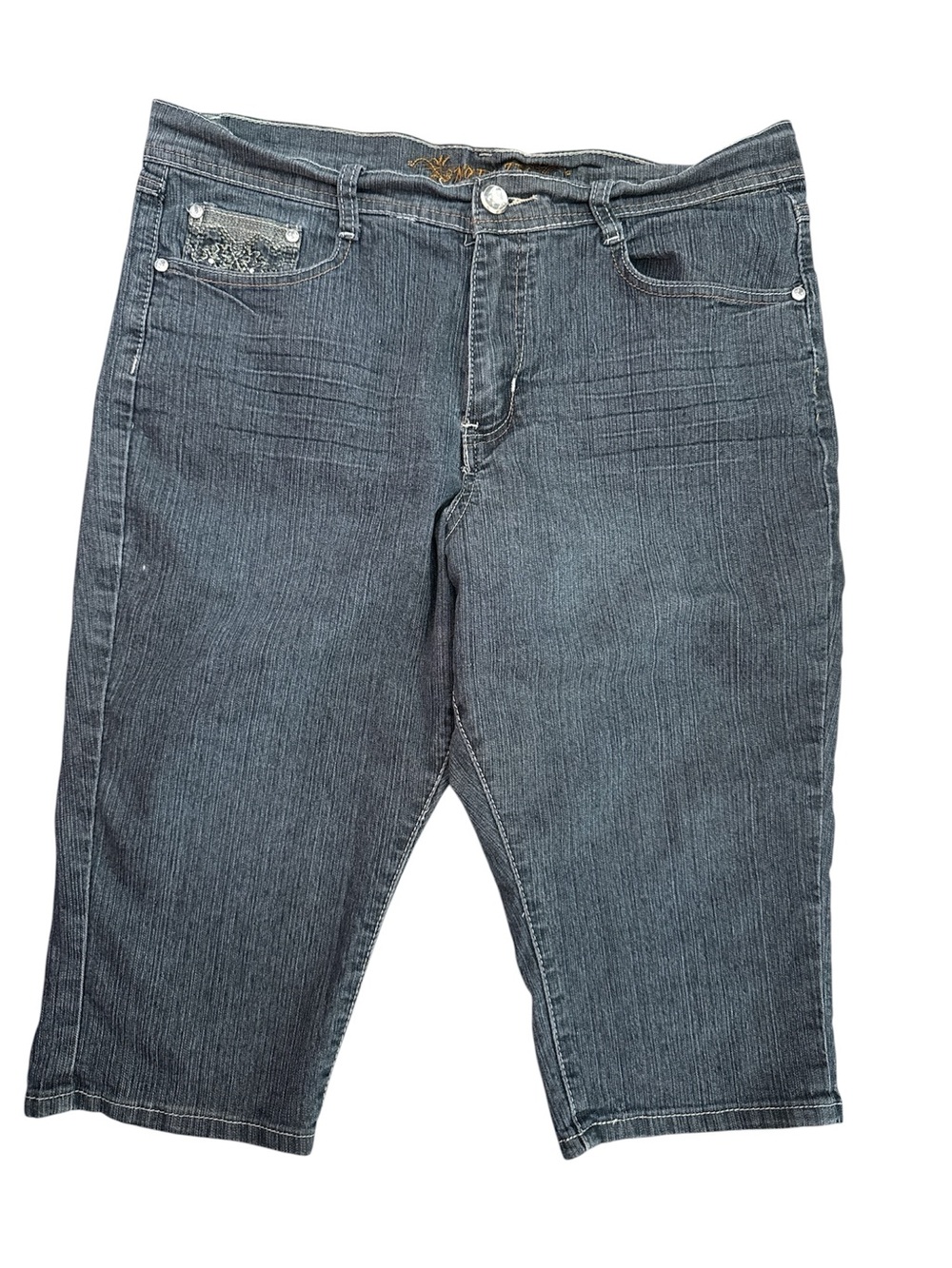 Vintage No Fuze Capri Jeans, Size 14